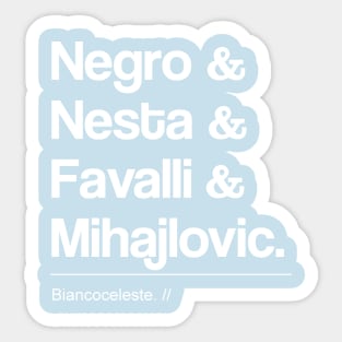 The Legends Of Biancoceleste V Sticker